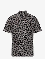 CFAnton SS flower printed shirt - DARK NAVY