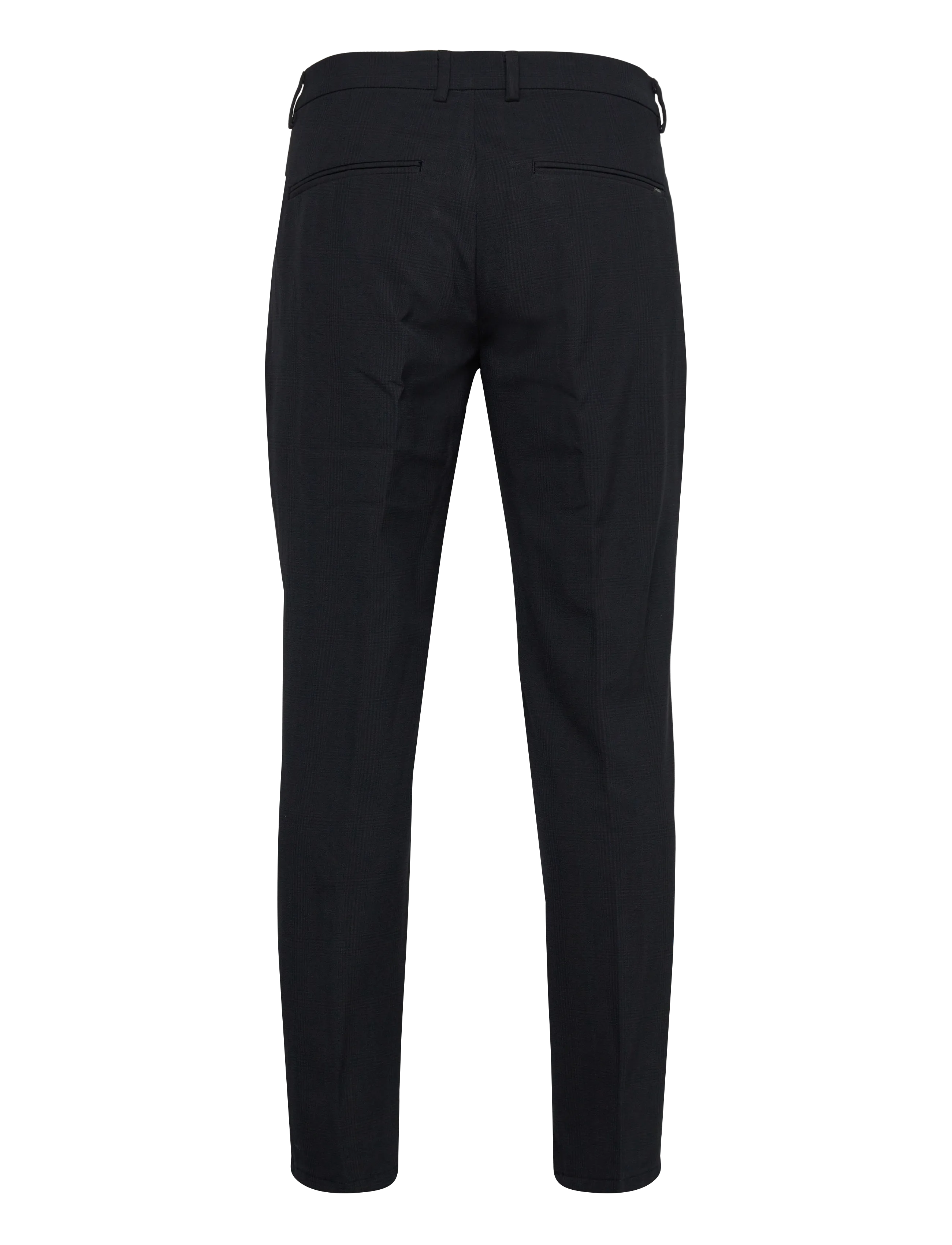 Casual Friday - CFPHILIP 2.0 checked pants - casual byxor - dark navy - 1
