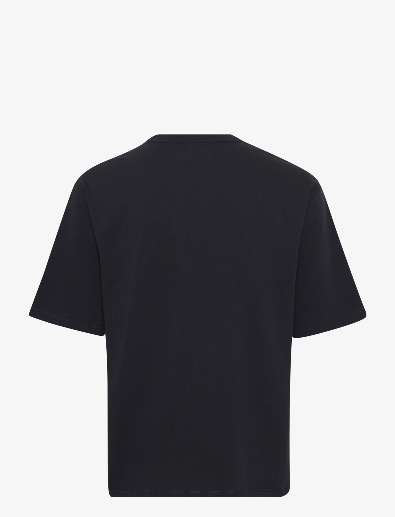 Casual Friday - CFTUE tee with chest embroidery - kortärmade t-shirts - dark navy - 1
