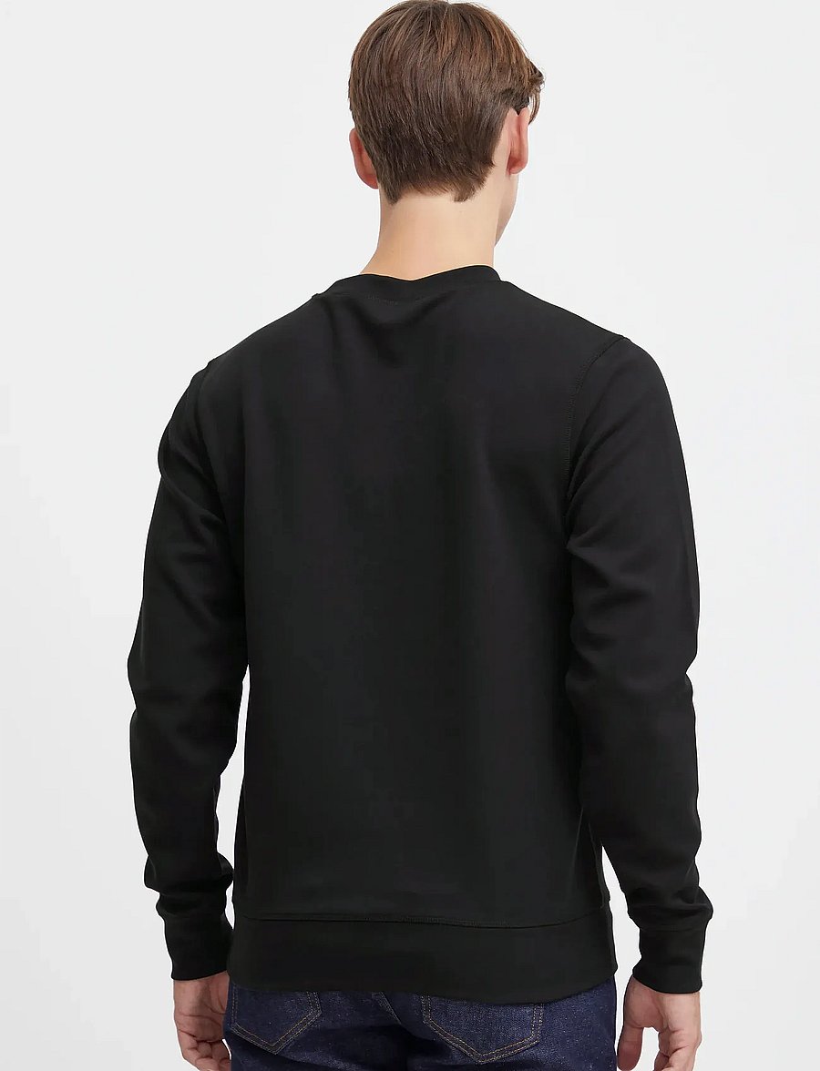 Casual Friday - CFSEBASTIAN 0096 CREW NECK SWE - round necks - black beauty - 4