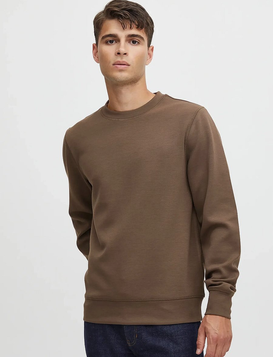 Casual Friday - CFSEBASTIAN 0096 CREW NECK SWE - round necks - major brown - 3