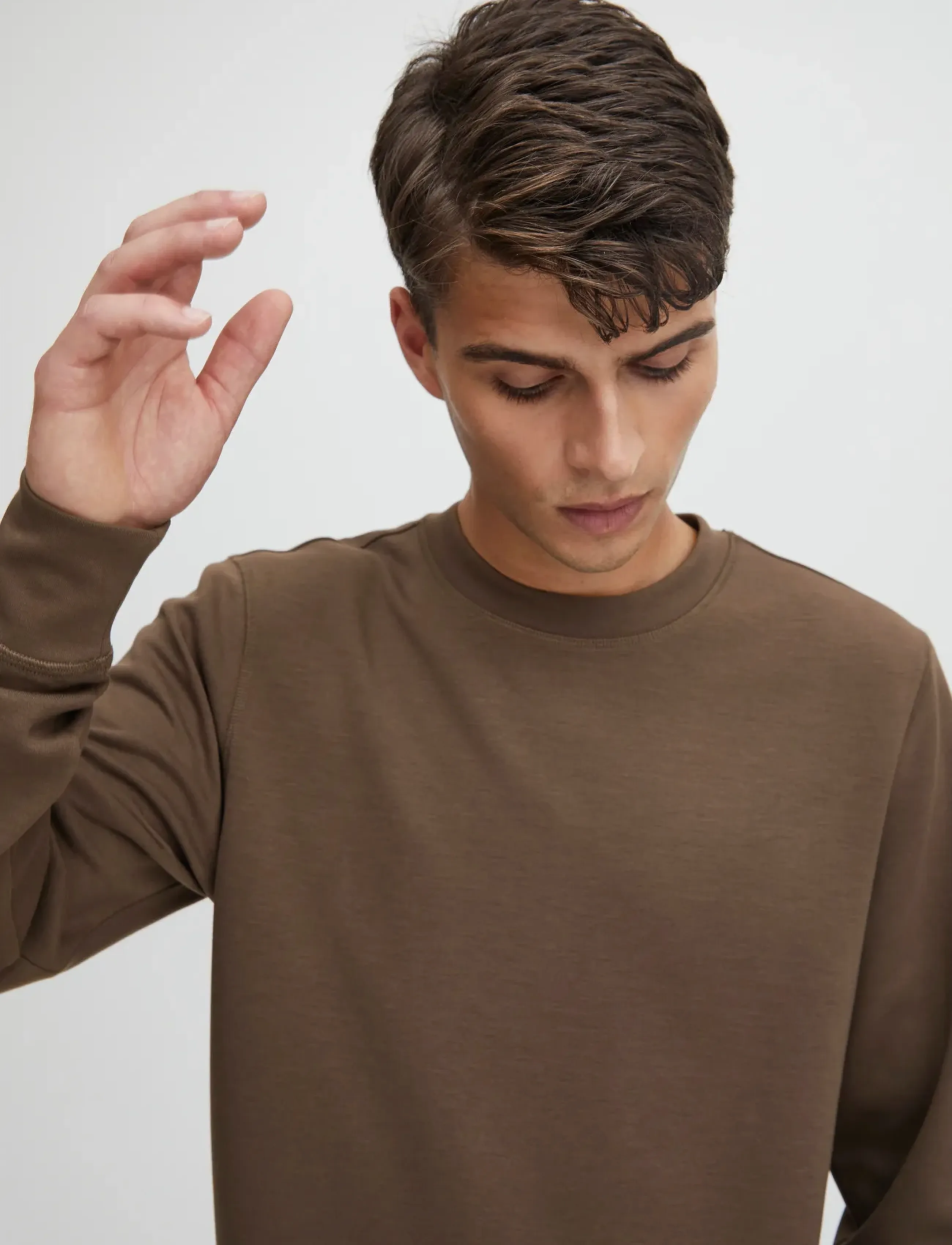 Casual Friday - CFSEBASTIAN 0096 CREW NECK SWE - round necks - major brown - 5