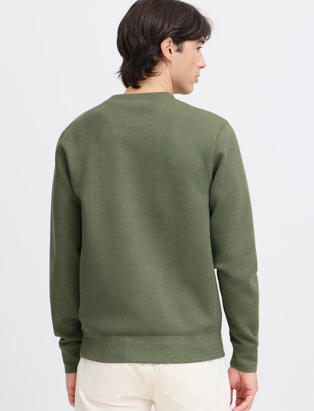 Casual Friday - CFSEBASTIAN 0096 CREW NECK SWE - kollektionen - winter moss melange - 5
