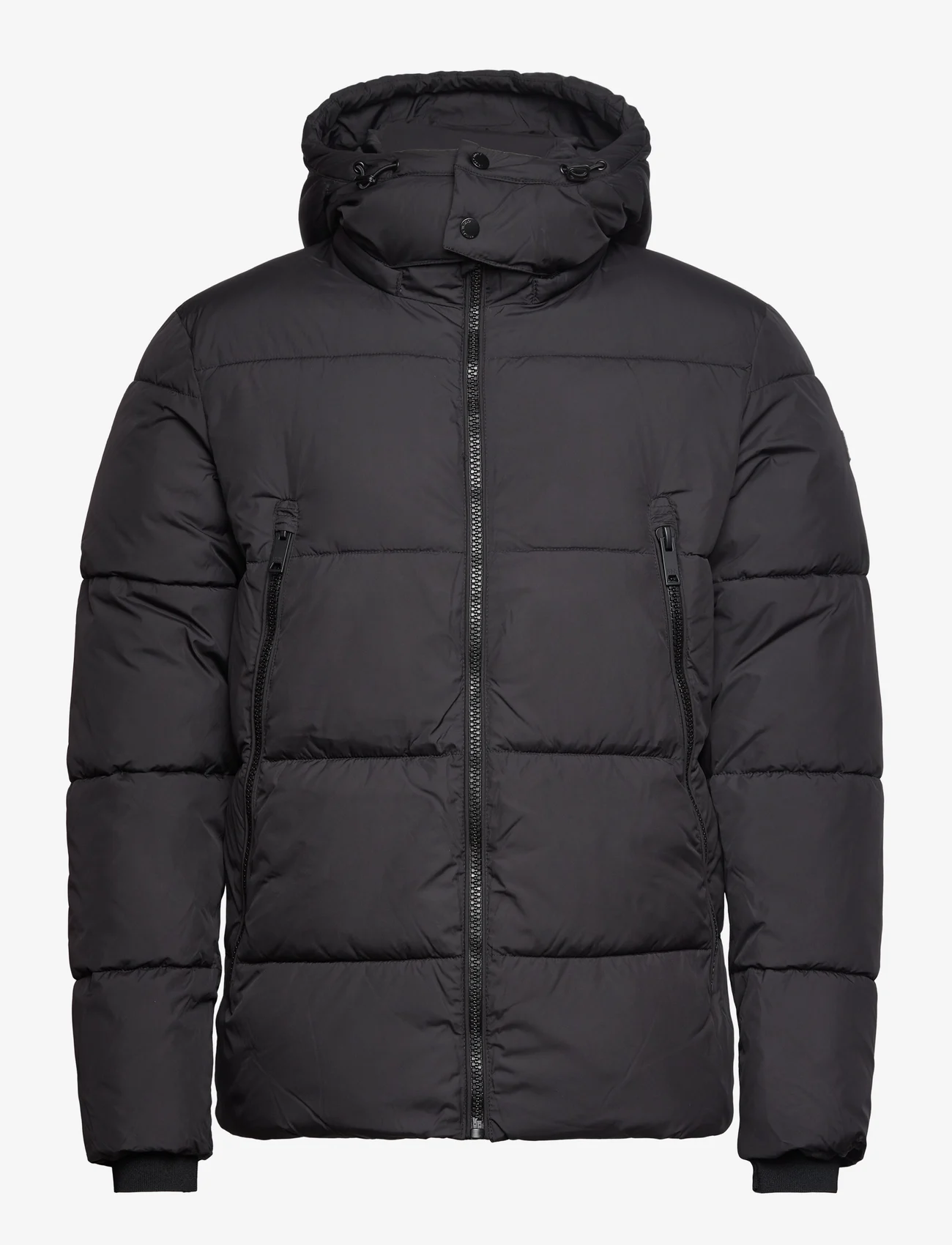 Casual Friday - CFWilson 0085 short puffer jacket - vinterjakker - anthracite black - 0