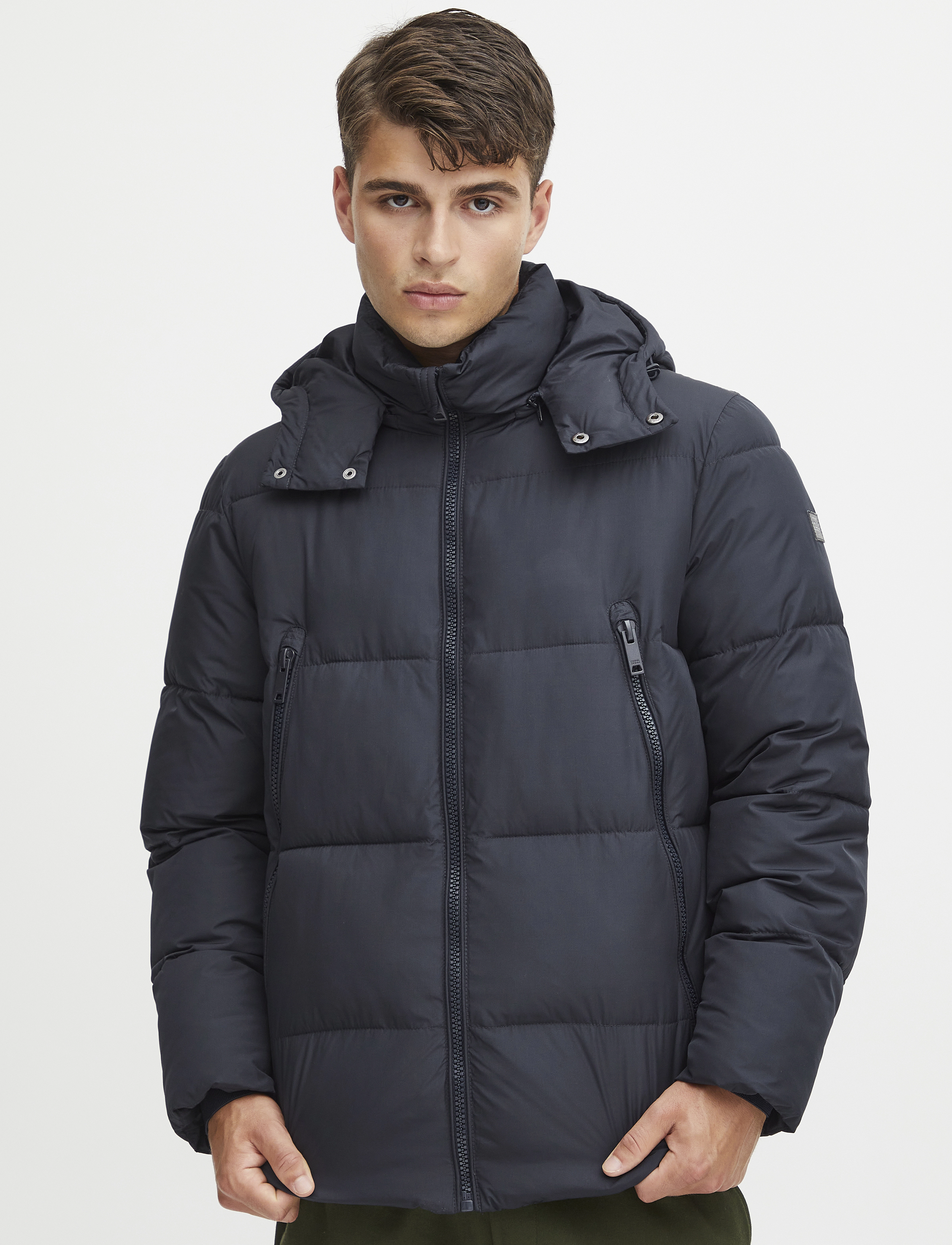 Casual Friday - CFWilson 0085 short puffer jacket - dark navy - 3
