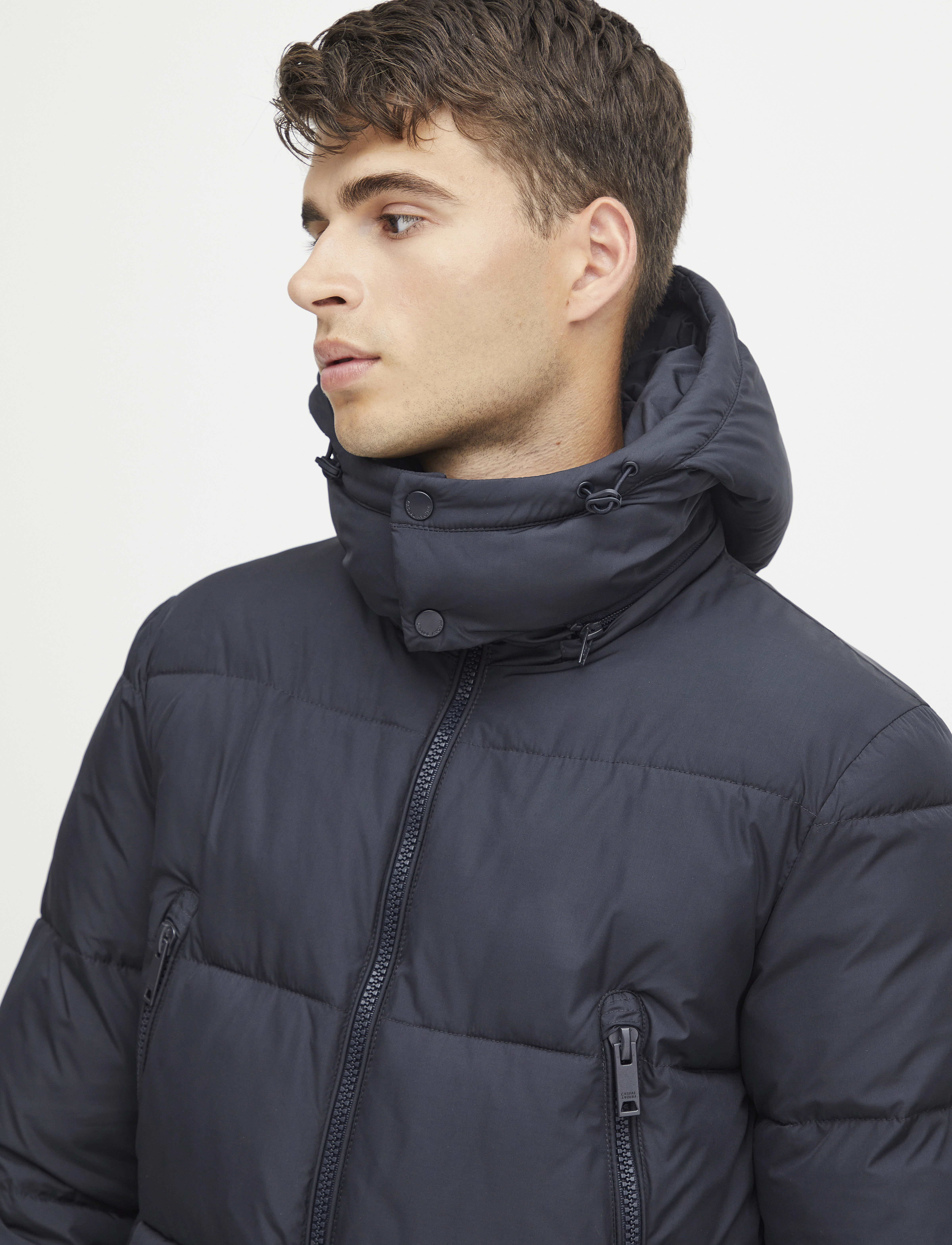 Casual Friday - CFWilson 0085 short puffer jacket - dark navy - 5