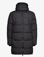 CFEvans 0085 long puffer jacket - ANTHRACITE BLACK