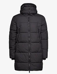 Casual Friday - CFEvans 0085 long puffer jacket - vinterjakker - anthracite black - 0