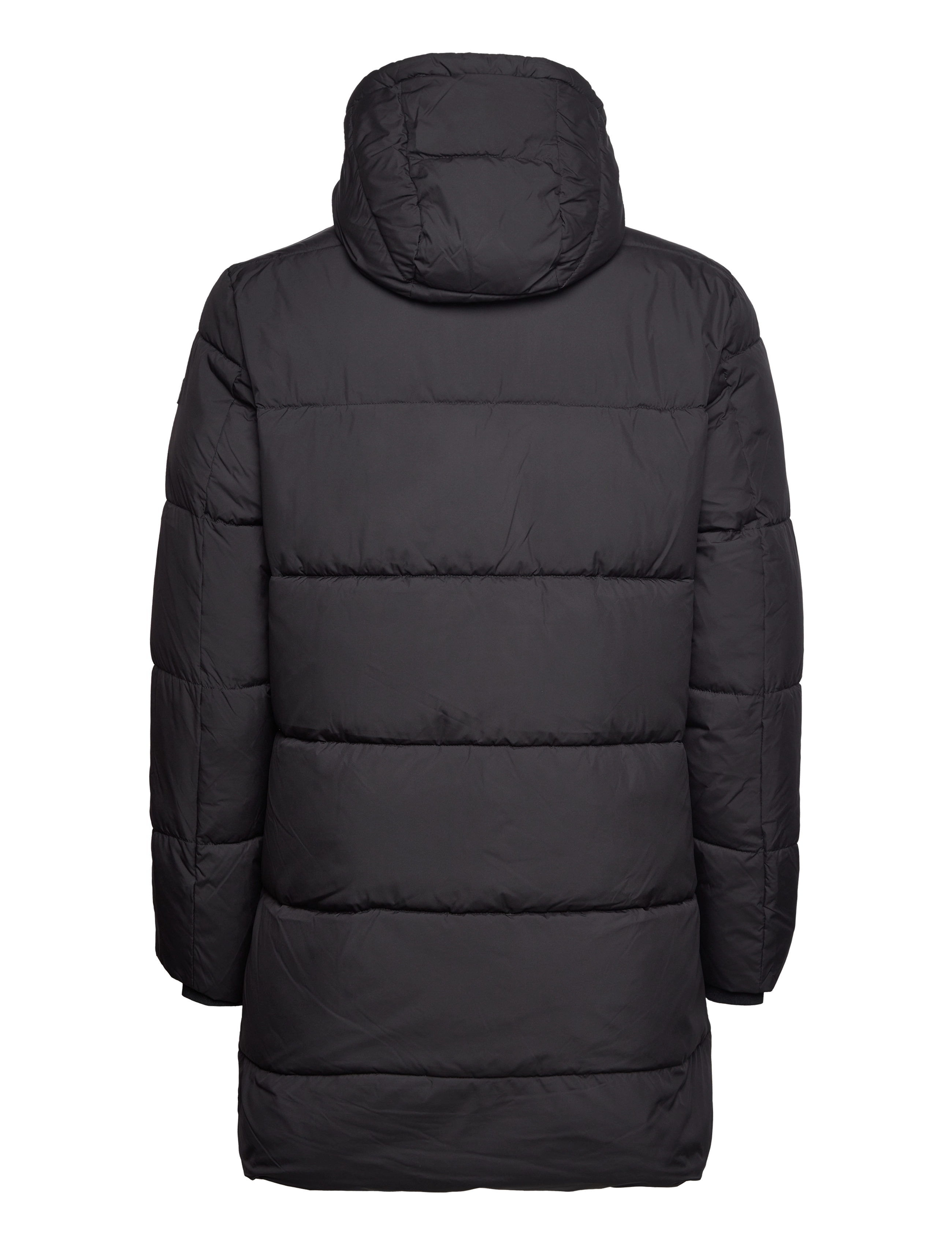Casual Friday - CFEvans 0085 long puffer jacket - anthracite black - 1