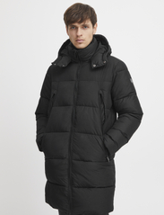 Casual Friday - CFEvans 0085 long puffer jacket - talvitakit - anthracite black - 3
