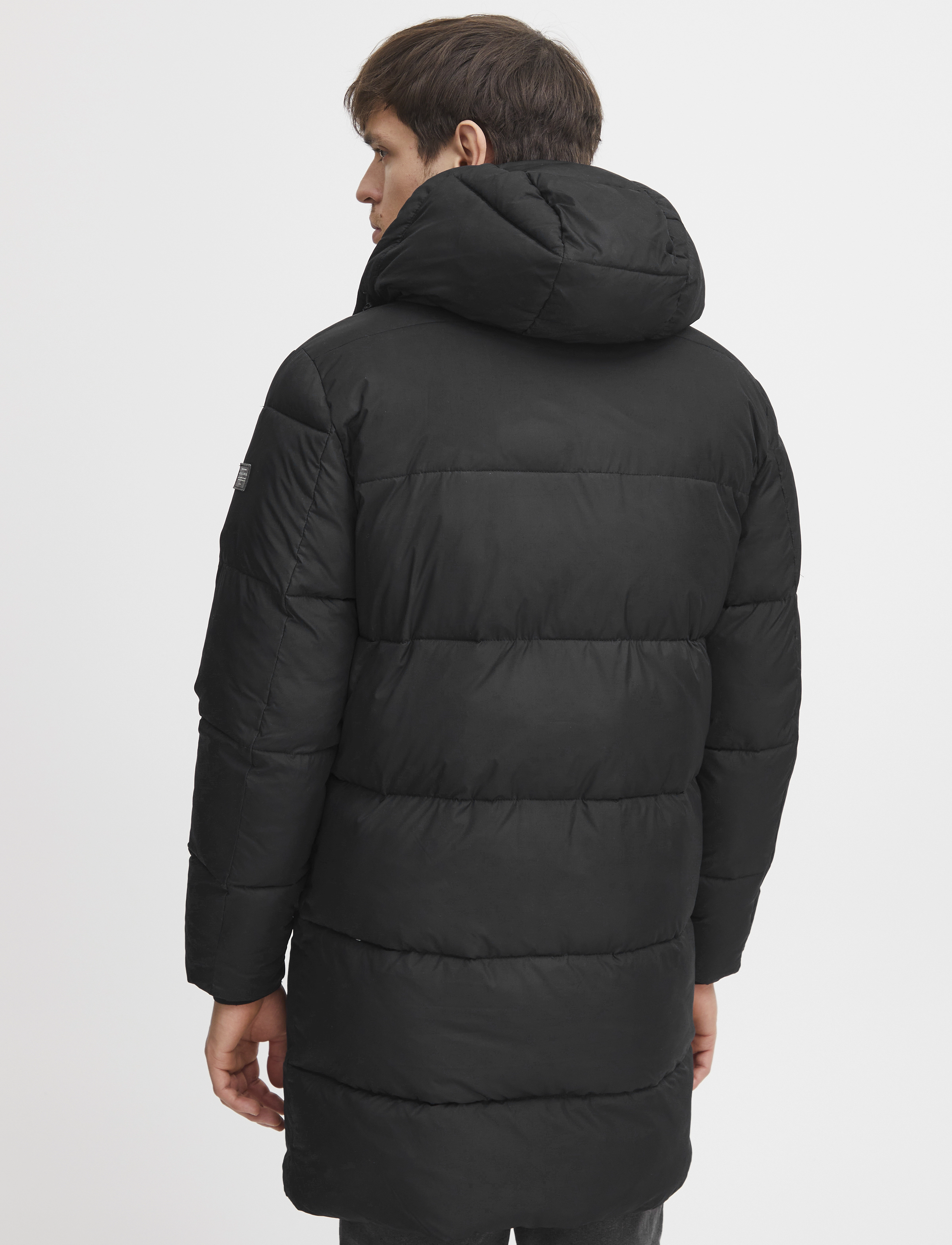 Casual Friday - CFEvans 0085 long puffer jacket - anthracite black - 4