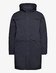 Casual Friday - CFOlik 0043 long winter jacket - talvitakit - dark navy - 0
