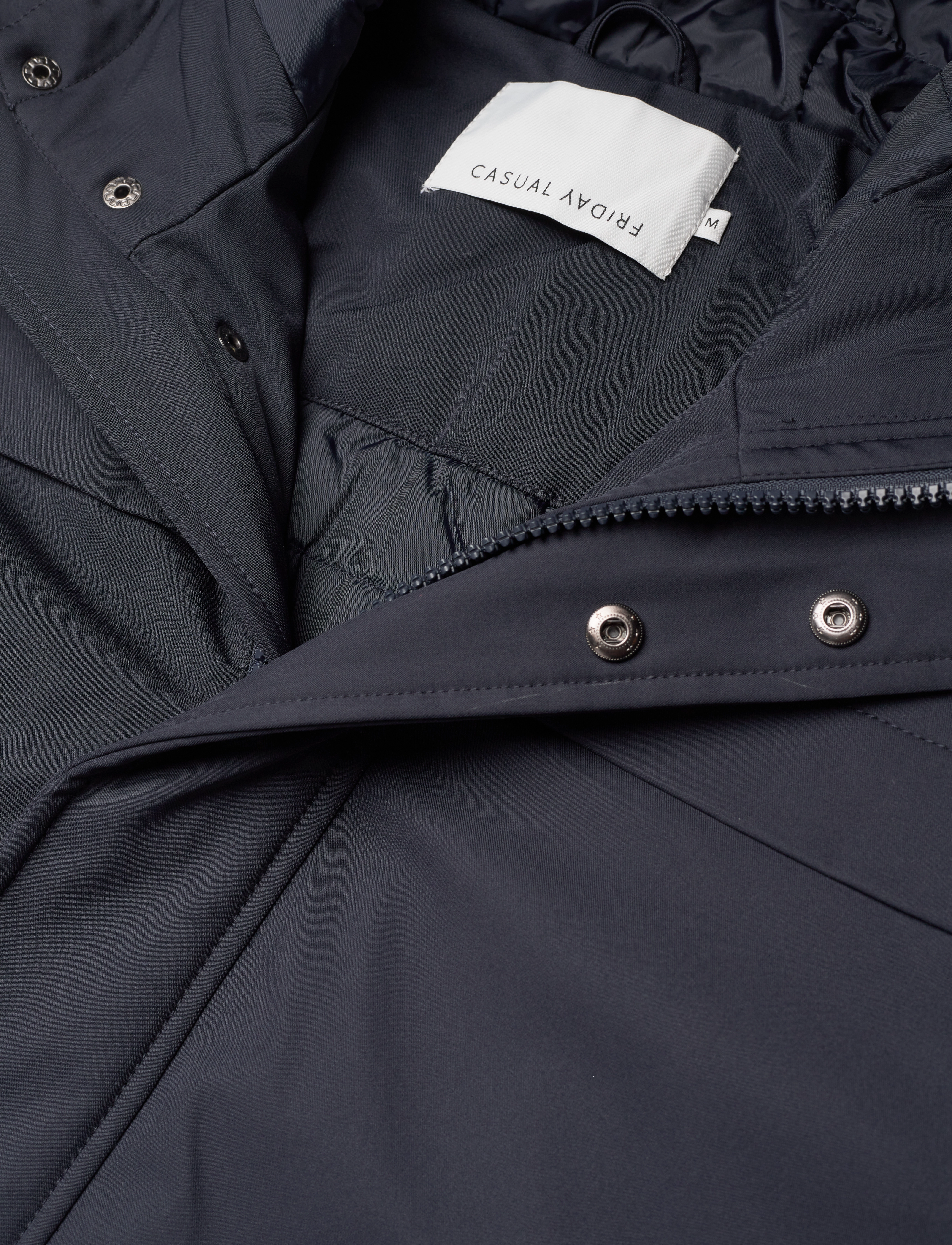 Casual Friday - CFOlik 0043 long winter jacket - dark navy - 2