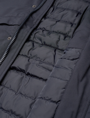 Casual Friday - CFOlik 0043 long winter jacket - winterjassen - dark navy - 4