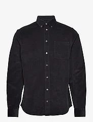 Casual Friday - CFANTON LS BD baby cord shirt - fløjlsskjorter - dark navy - 0