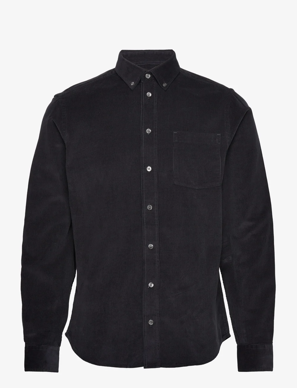 Casual Friday - CFANTON LS BD baby cord shirt - manchesterskjortor - dark navy - 1