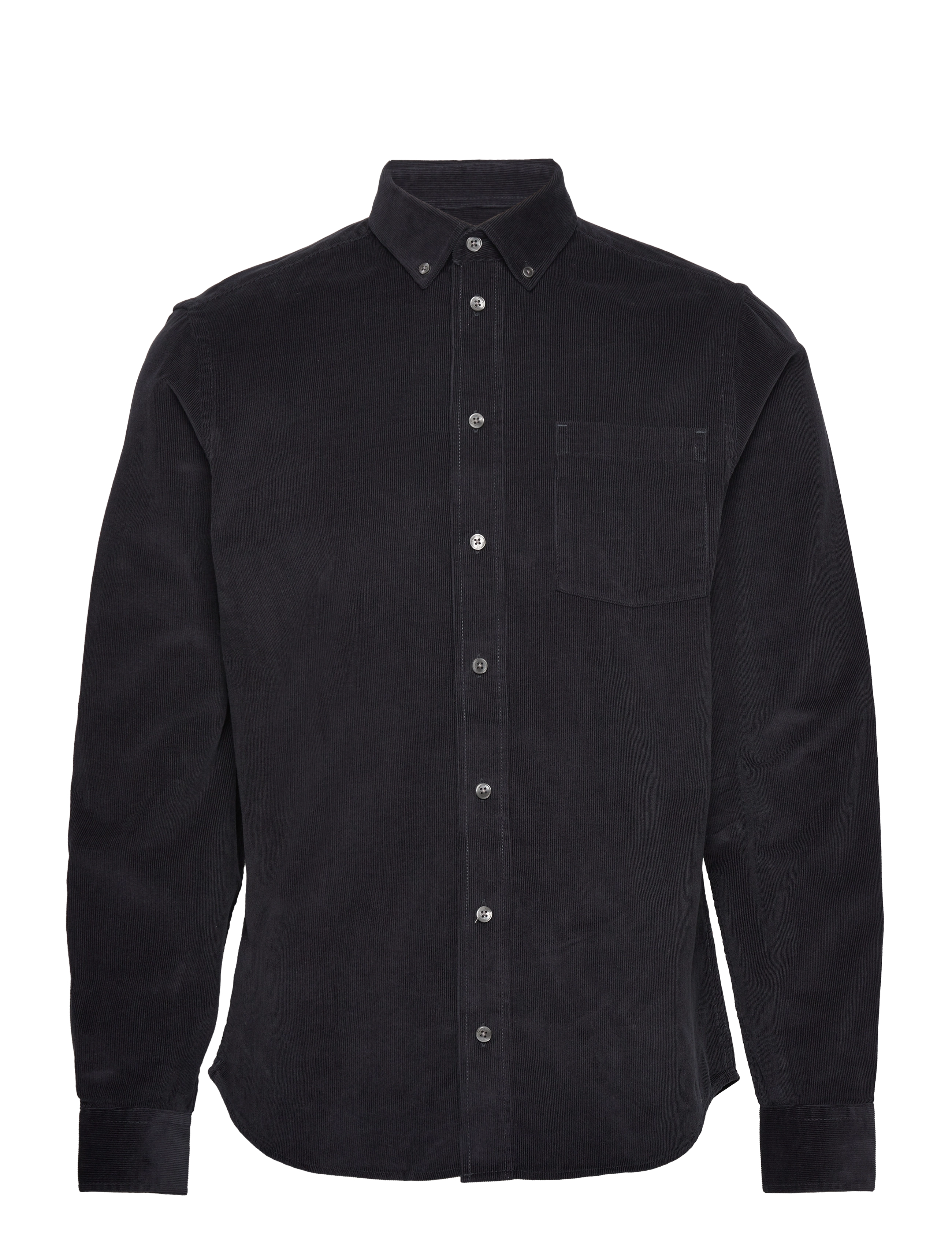 Casual Friday CFANTON LS BD baby cord shirt - Skjorter - DARK NAVY / navy
