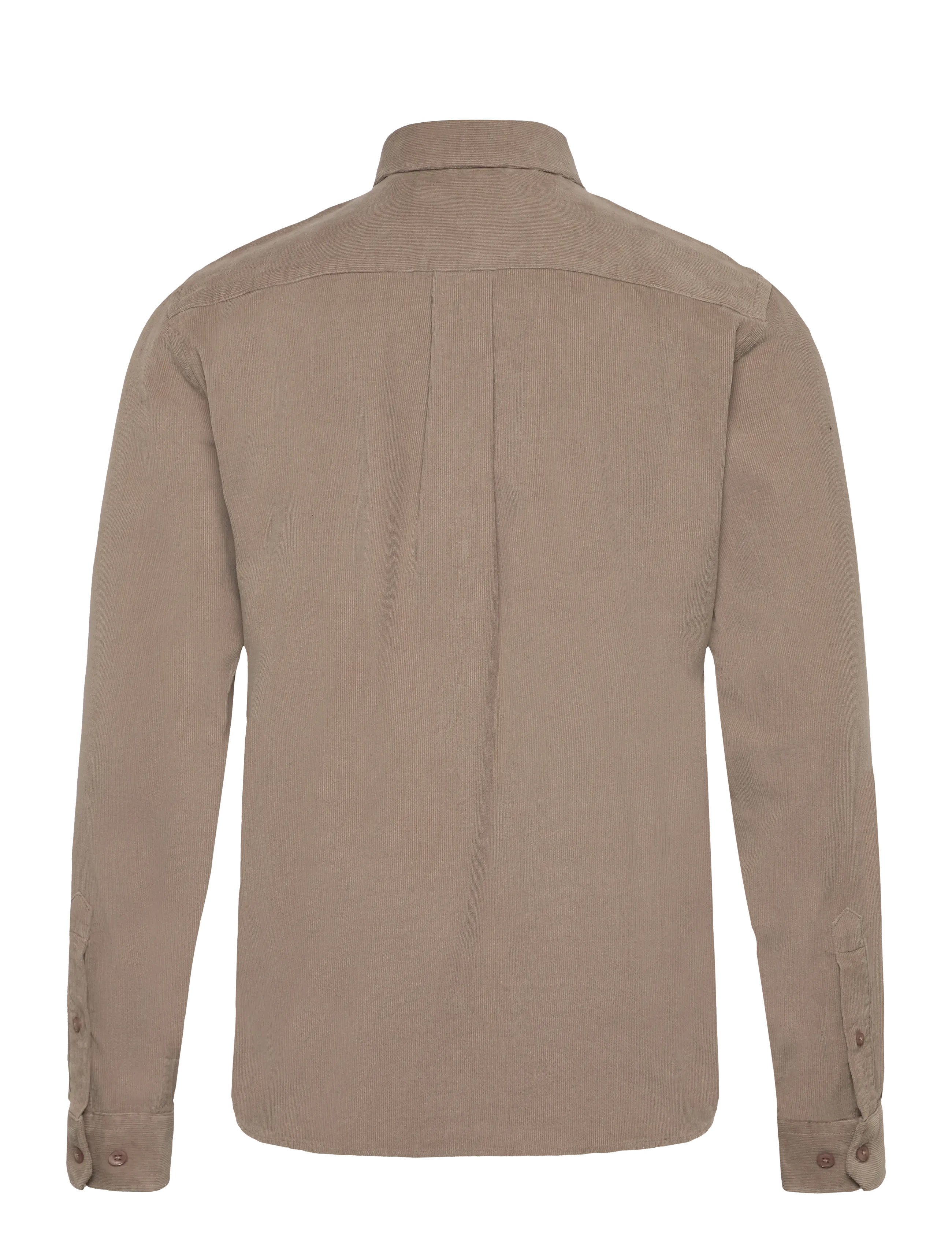Casual Friday - CFANTON LS BD baby cord shirt - roasted cashew - 1