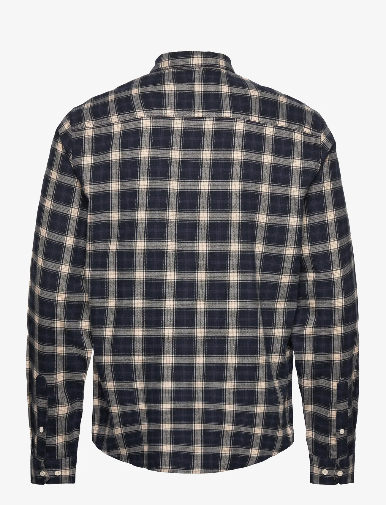 Casual Friday - CFAnton LS checked shirt - checkered shirts - dark navy - 1