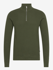 CFKarlo 0092 half zipper knit - RIFLE GREEN