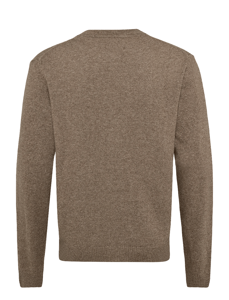 Casual Friday - CFKARL LAMBSWOOL CARDIGAN - strickjacken - chocolate chip melange - 1
