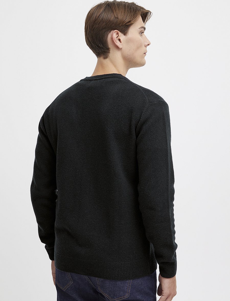 Casual Friday - CFKARL LAMBSWOOL CARDIGAN - koftor - dark navy - 4