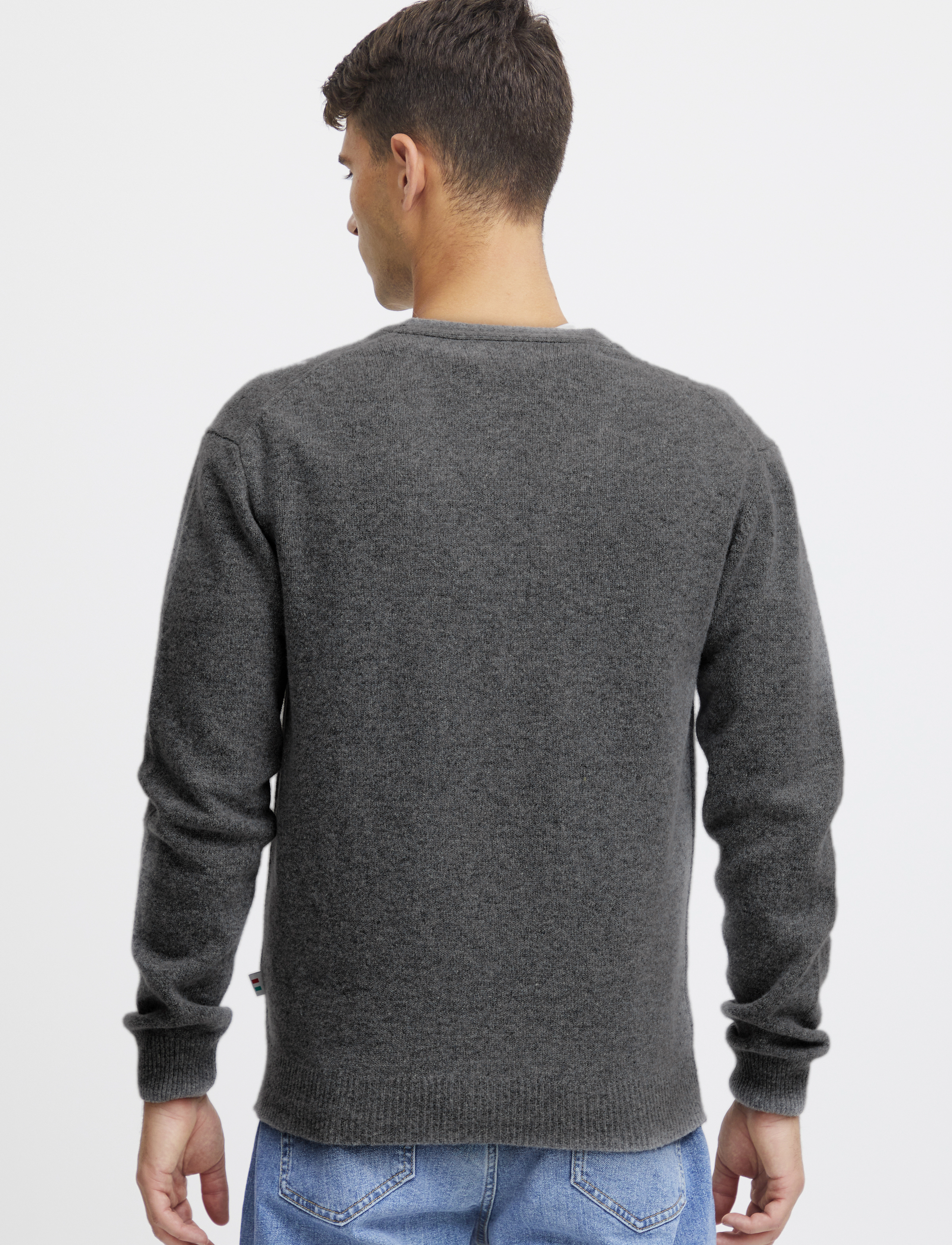Casual Friday - CFKARL LAMBSWOOL CARDIGAN - pewter mix - 4
