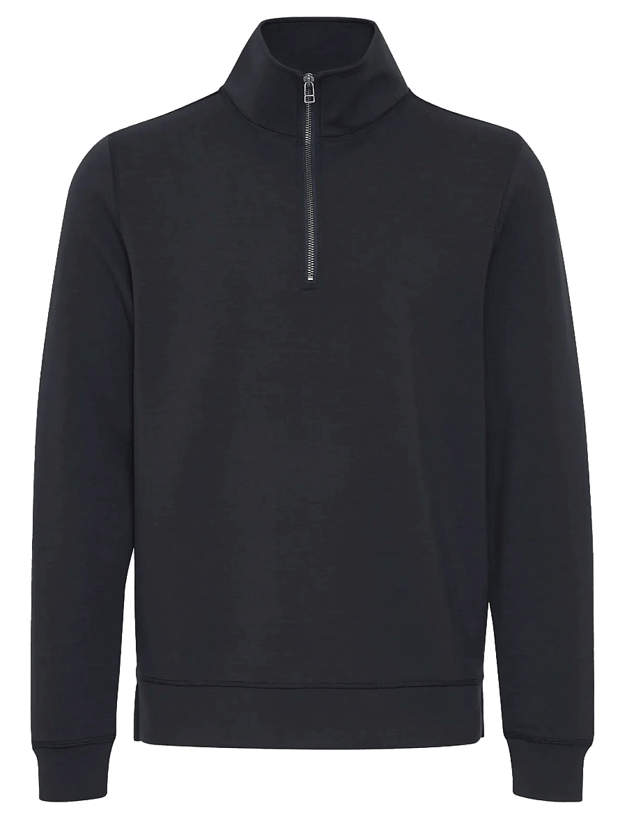 Casual Friday - CFSEBASTIAN 0096 HALFZIP SWEAT - sweatshirts - dark navy - 1