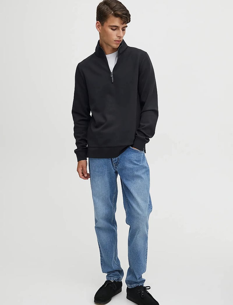 Casual Friday - CFSEBASTIAN 0096 HALFZIP SWEAT - kollektionen - dark navy - 0