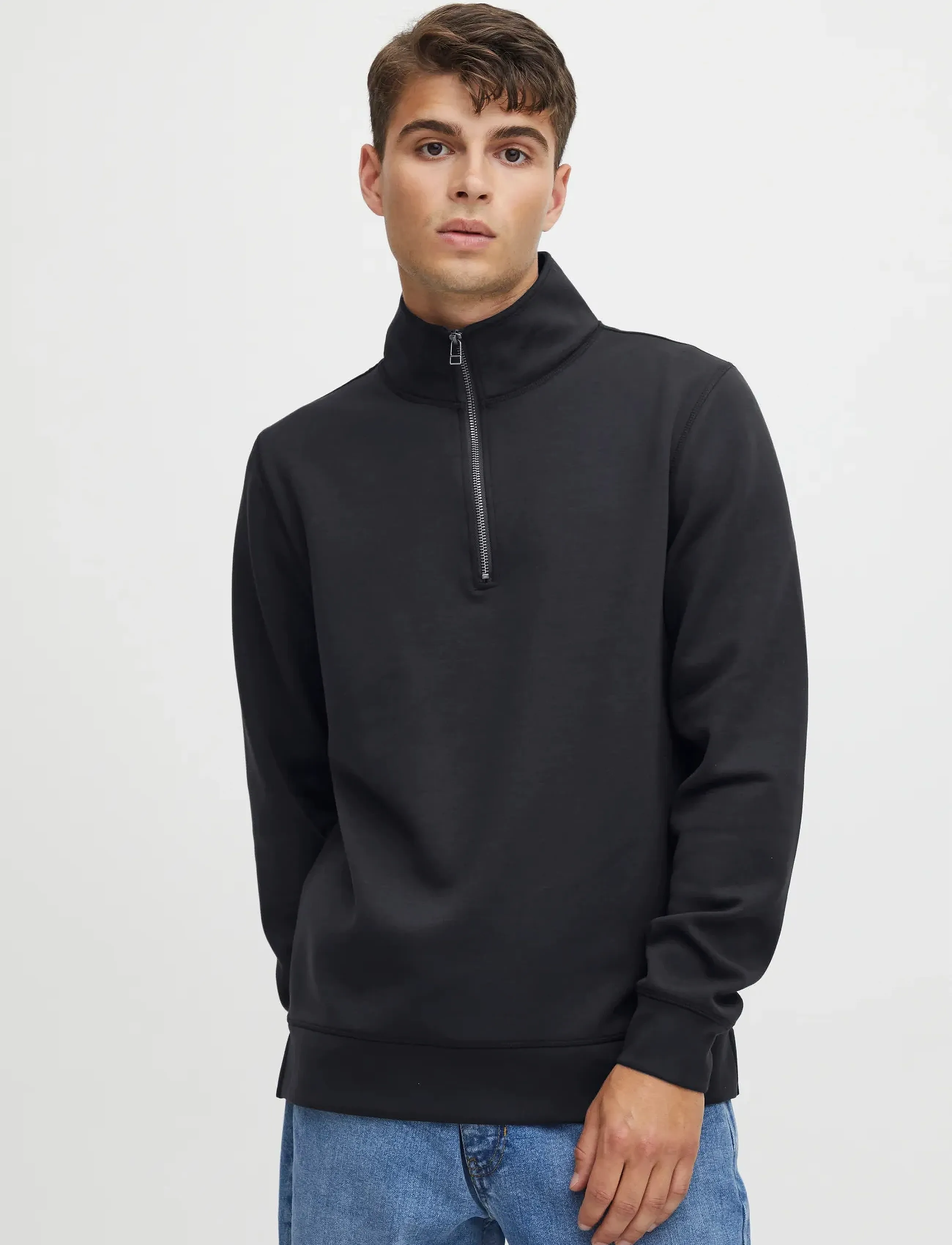 Casual Friday - CFSEBASTIAN 0096 HALFZIP SWEAT - kollektioner - dark navy - 3