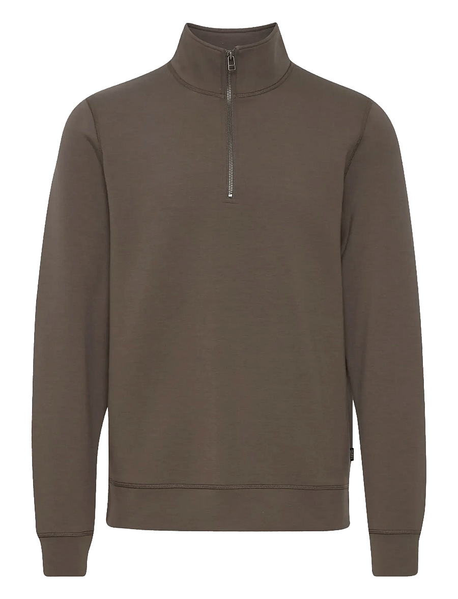 Casual Friday - CFSEBASTIAN 0096 HALFZIP SWEAT - sweats - major brown - 1