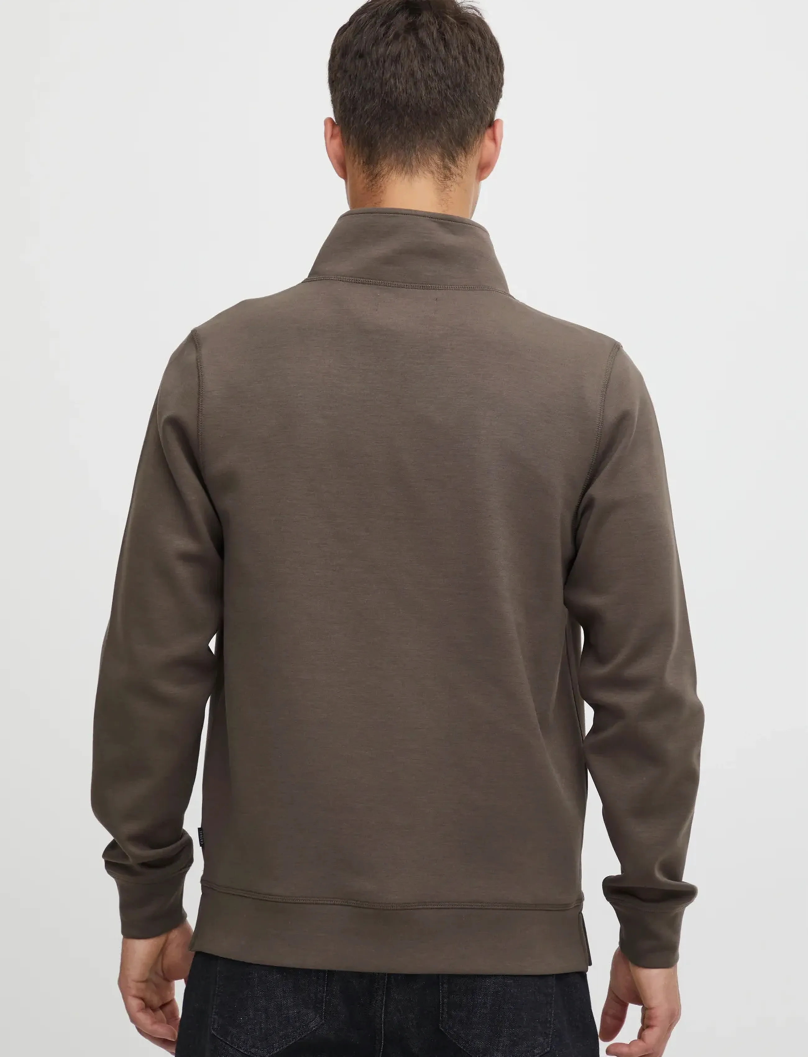 Casual Friday - CFSEBASTIAN 0096 HALFZIP SWEAT - kollektioner - major brown - 4