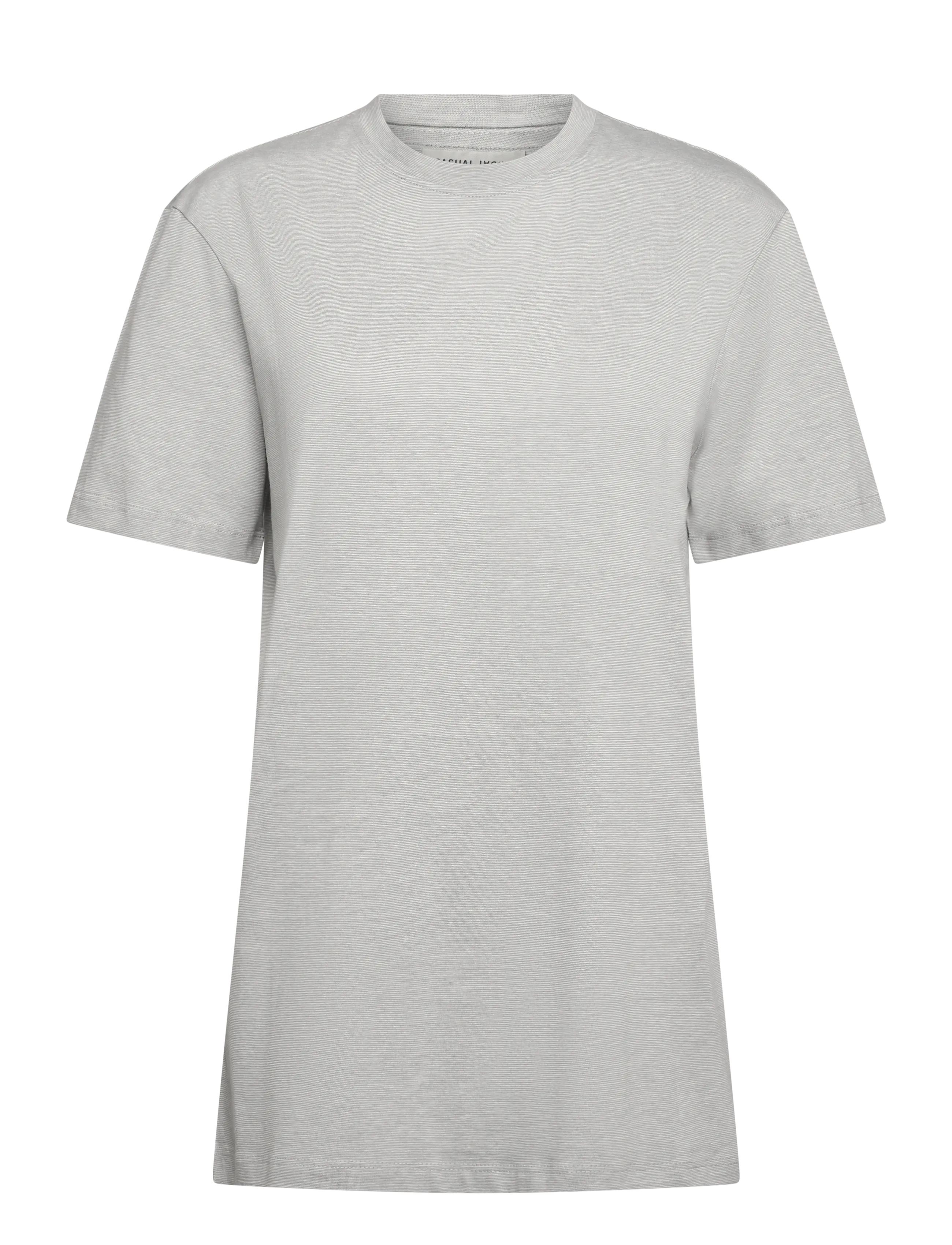 Casual Friday CFTHOR MICRO STRIPED TEE - T-Shirts - MONUMENT MELANGE / grey