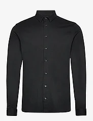Casual Friday - CFARTHUR LS BU jersey shirt - casual shirts - black beauty - 0