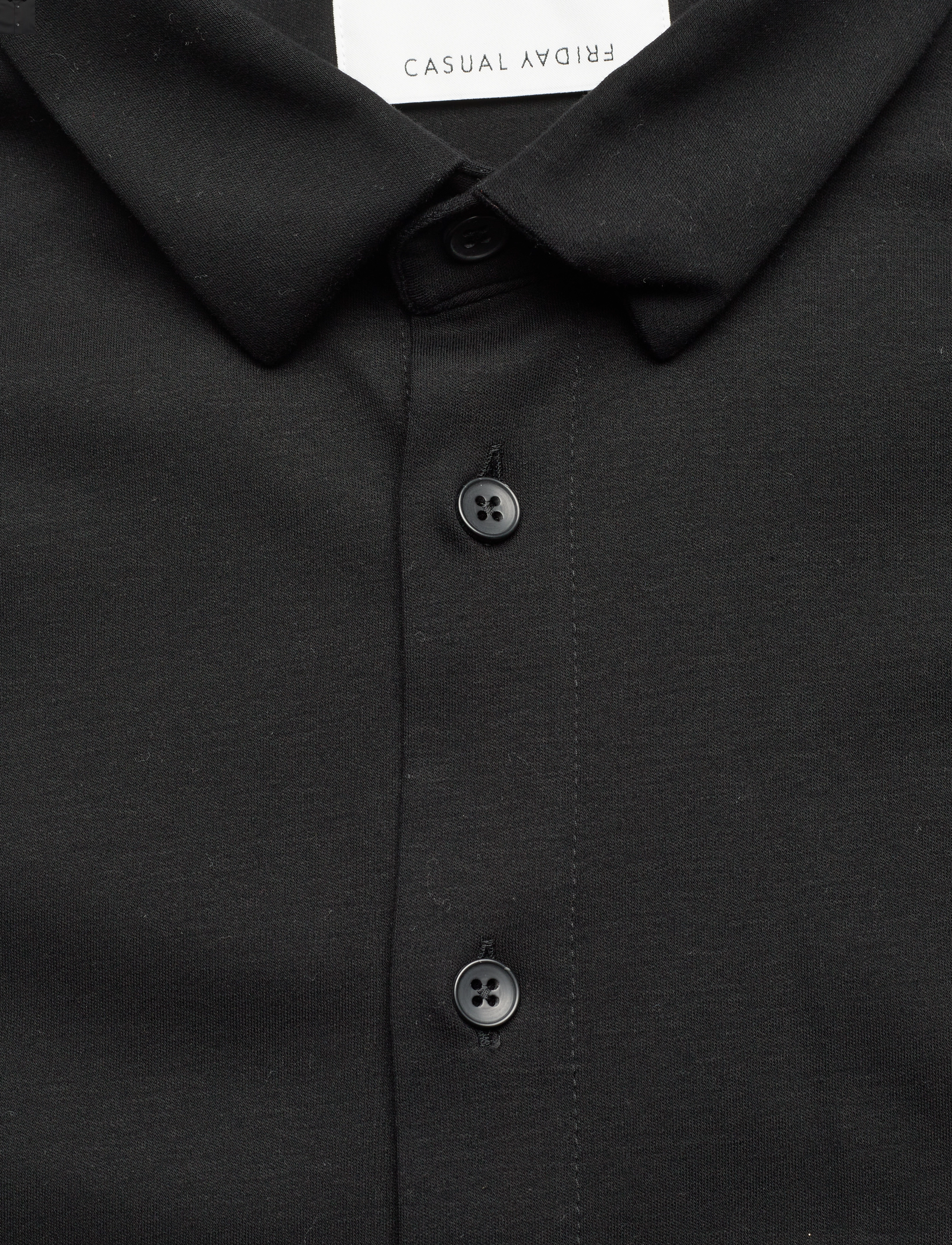 Casual Friday - CFARTHUR LS BU jersey shirt - black beauty - 2