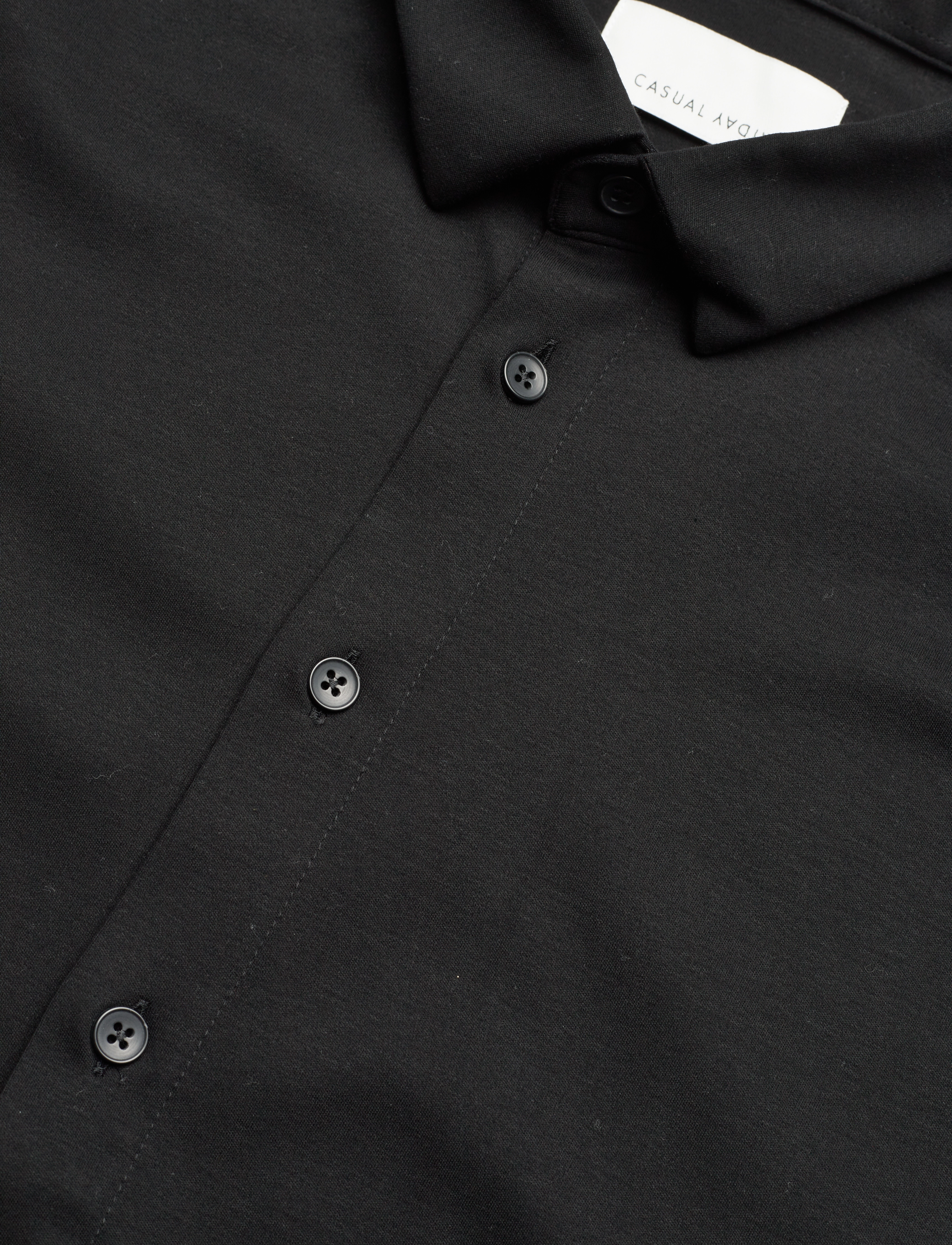Casual Friday - CFARTHUR LS BU jersey shirt - black beauty - 3