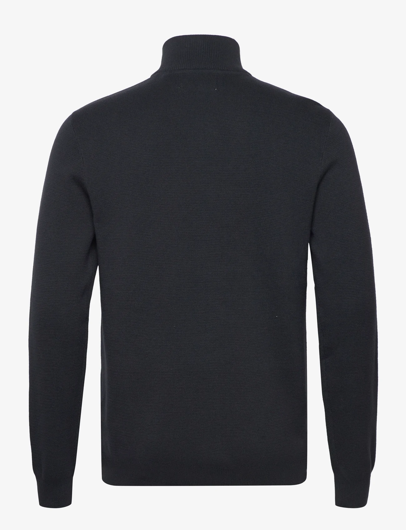 Casual Friday - CFKarl 0105 milano knit with zipper - mænd - dark navy - 1