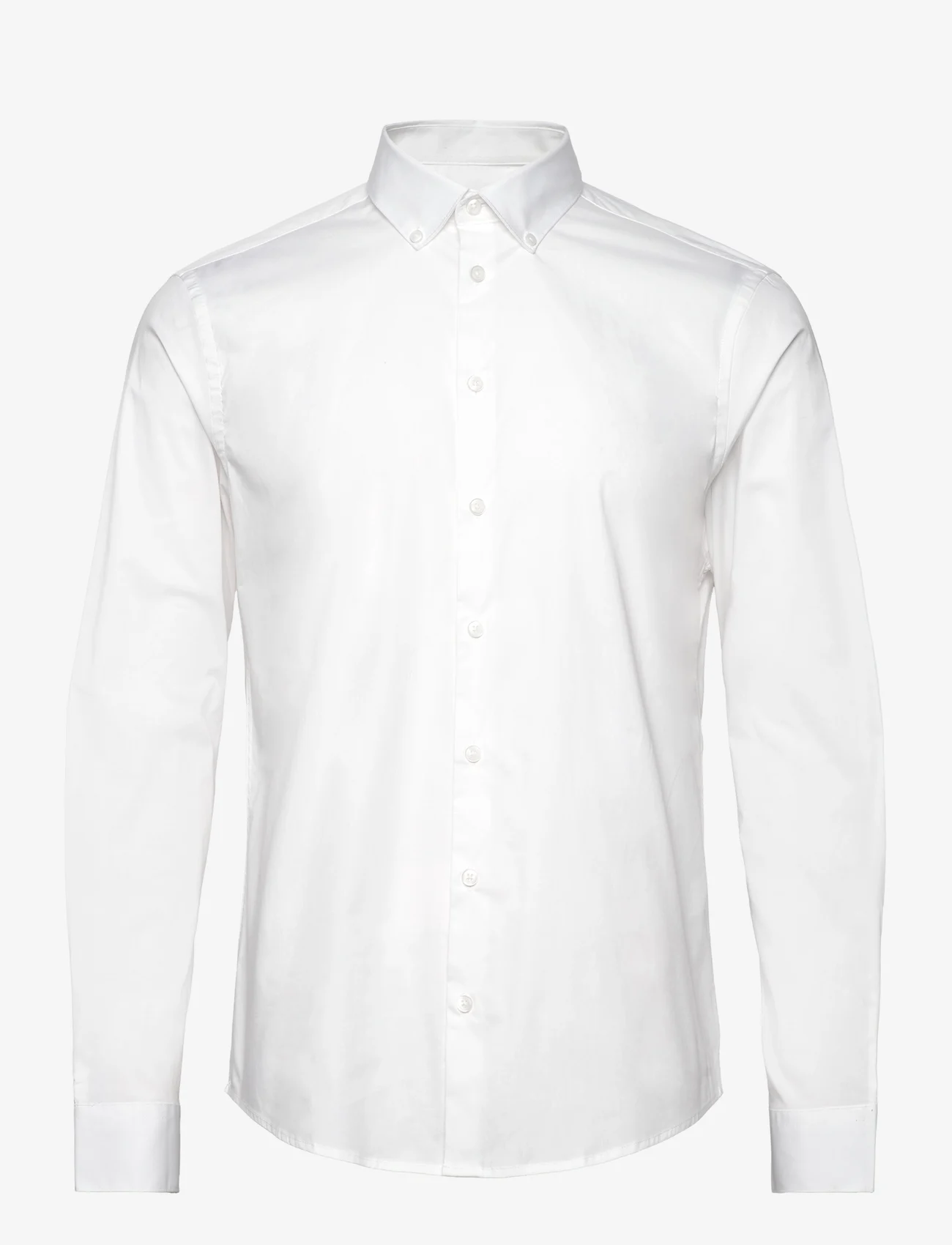 Casual Friday - CFALTO LS BD formal shirt - penskjorter - bright white - 0