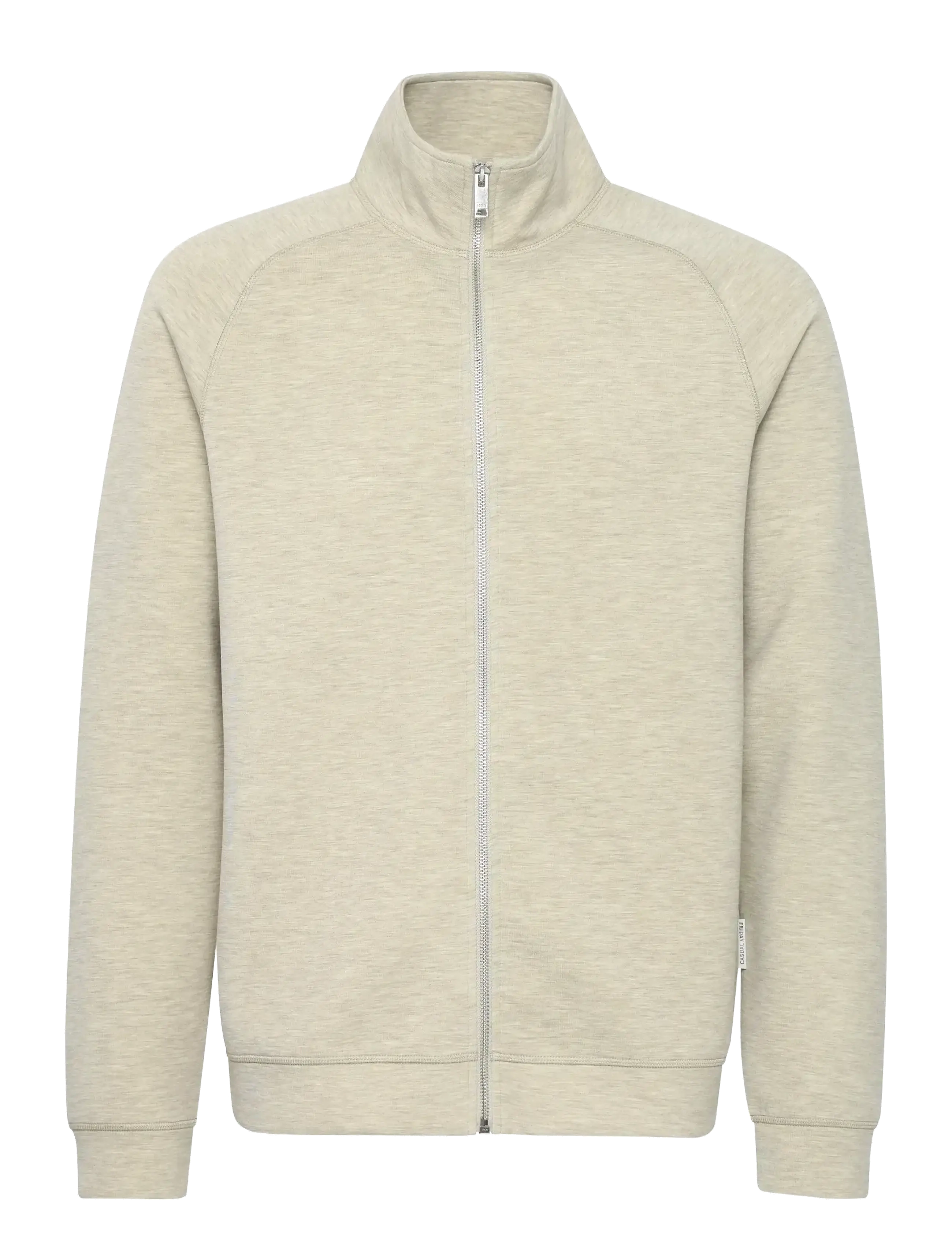 Casual Friday CFSIGURD 0096 ZIPTHROUGH SWEA - Casual Friday - TREE HOUSE MELANGE / beige