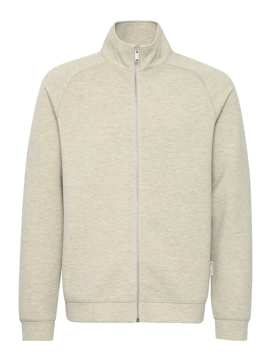 Casual Friday - CFSIGURD 0096 ZIPTHROUGH SWEA - sweatshirts - tree house melange - 1