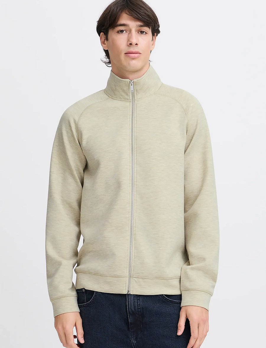 Casual Friday - CFSIGURD 0096 ZIPTHROUGH SWEA - sweatshirts - tree house melange - 3