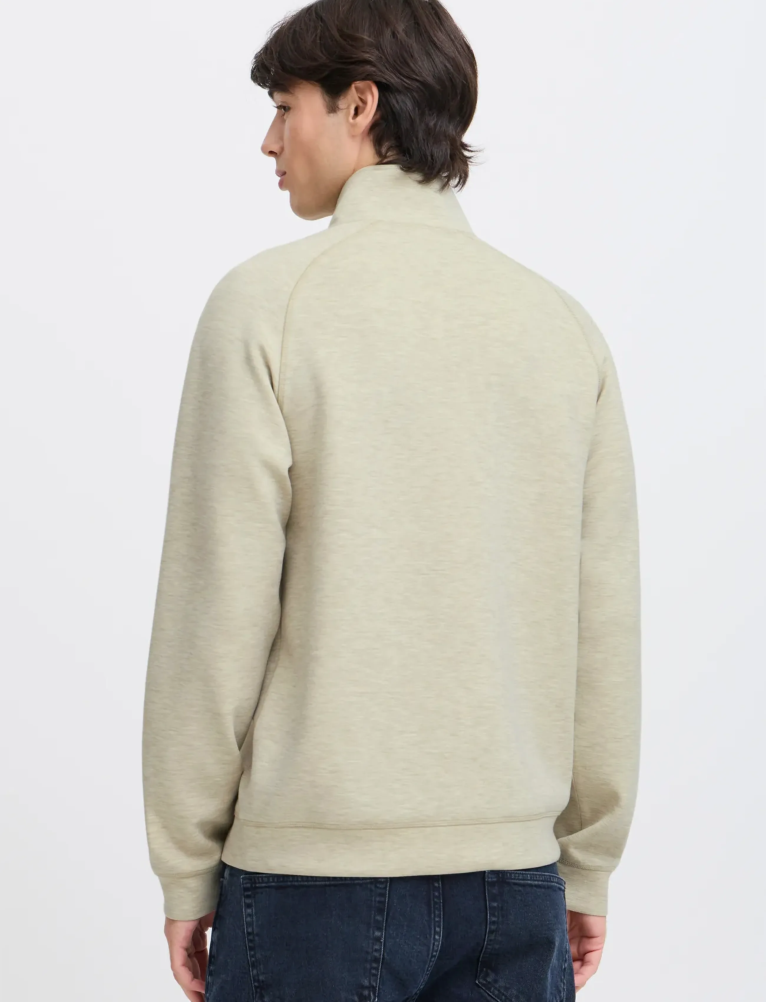 Casual Friday - CFSIGURD 0096 ZIPTHROUGH SWEA - kollektioner - tree house melange - 4