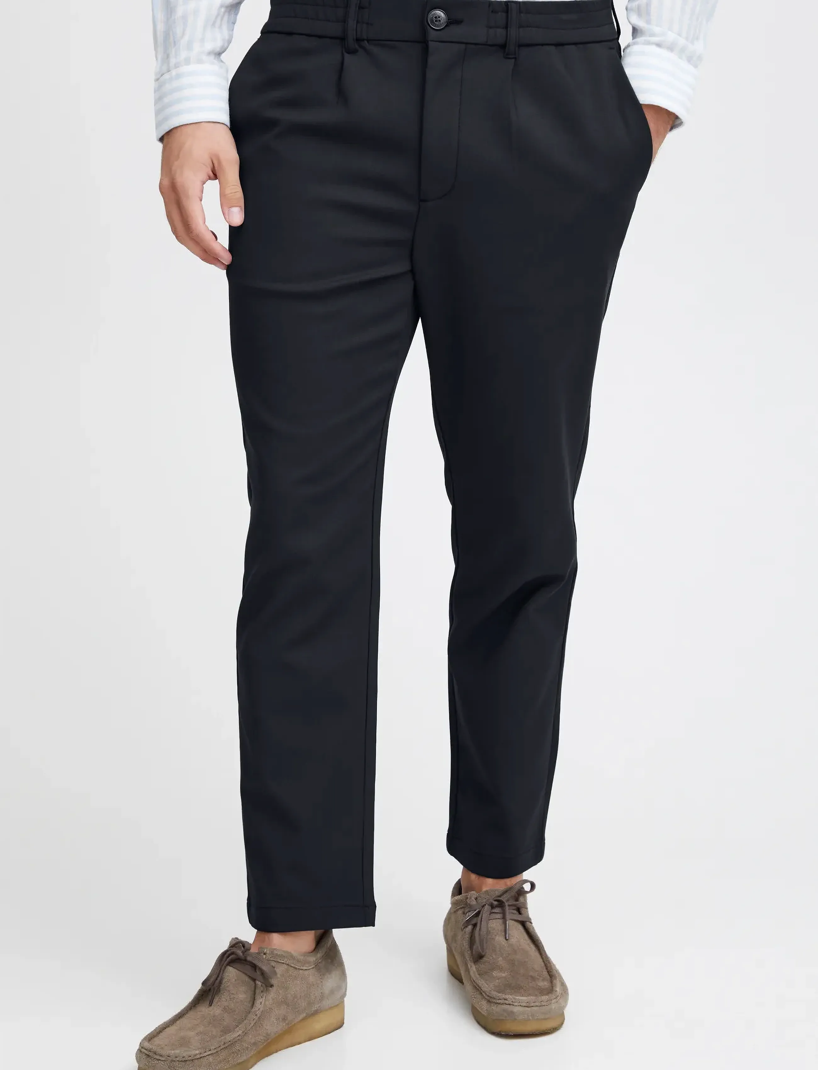 Casual Friday - CFMARC performance pants with pleat - casual bukser - dark navy - 3