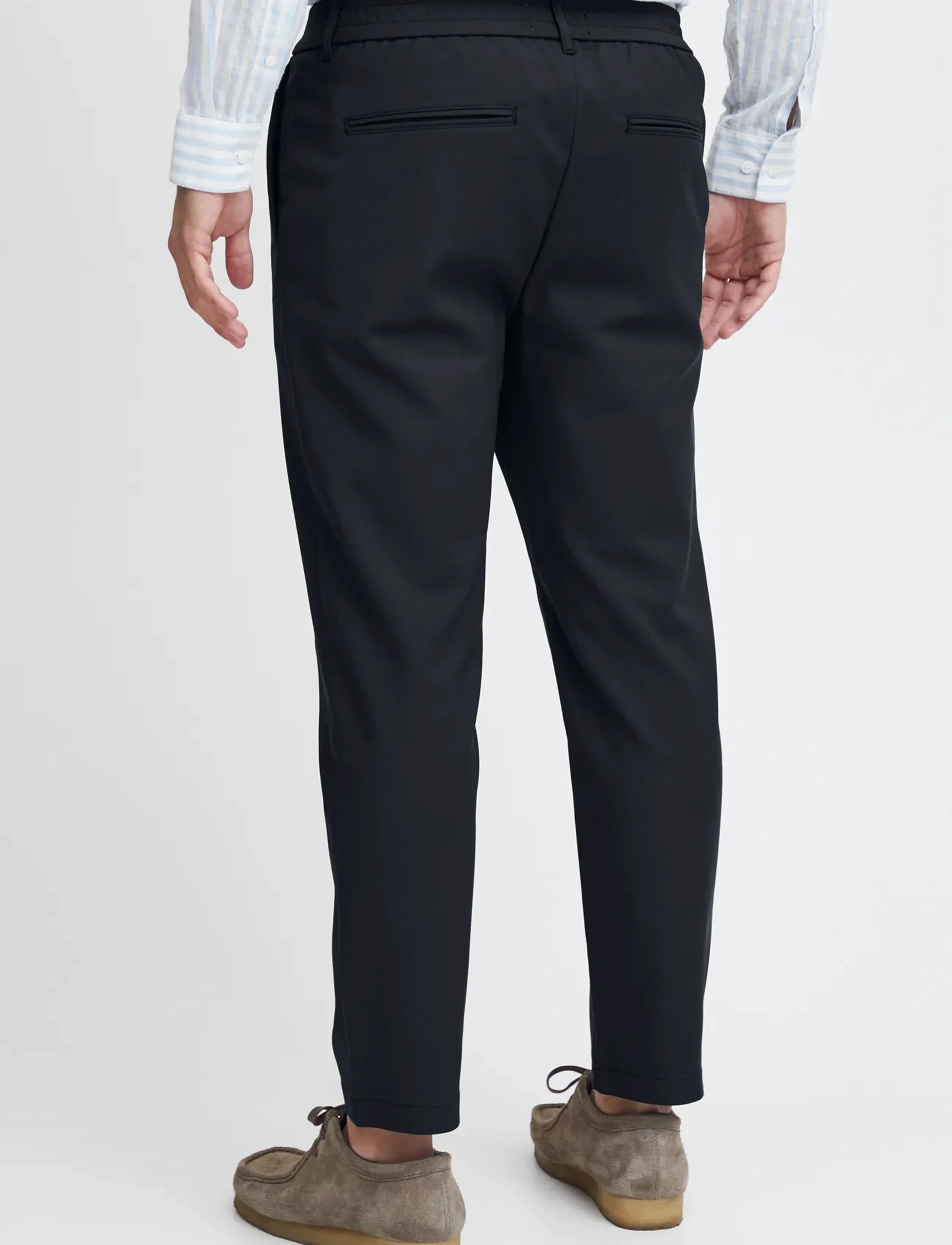 Casual Friday - CFMARC performance pants with pleat - casual bukser - dark navy - 4