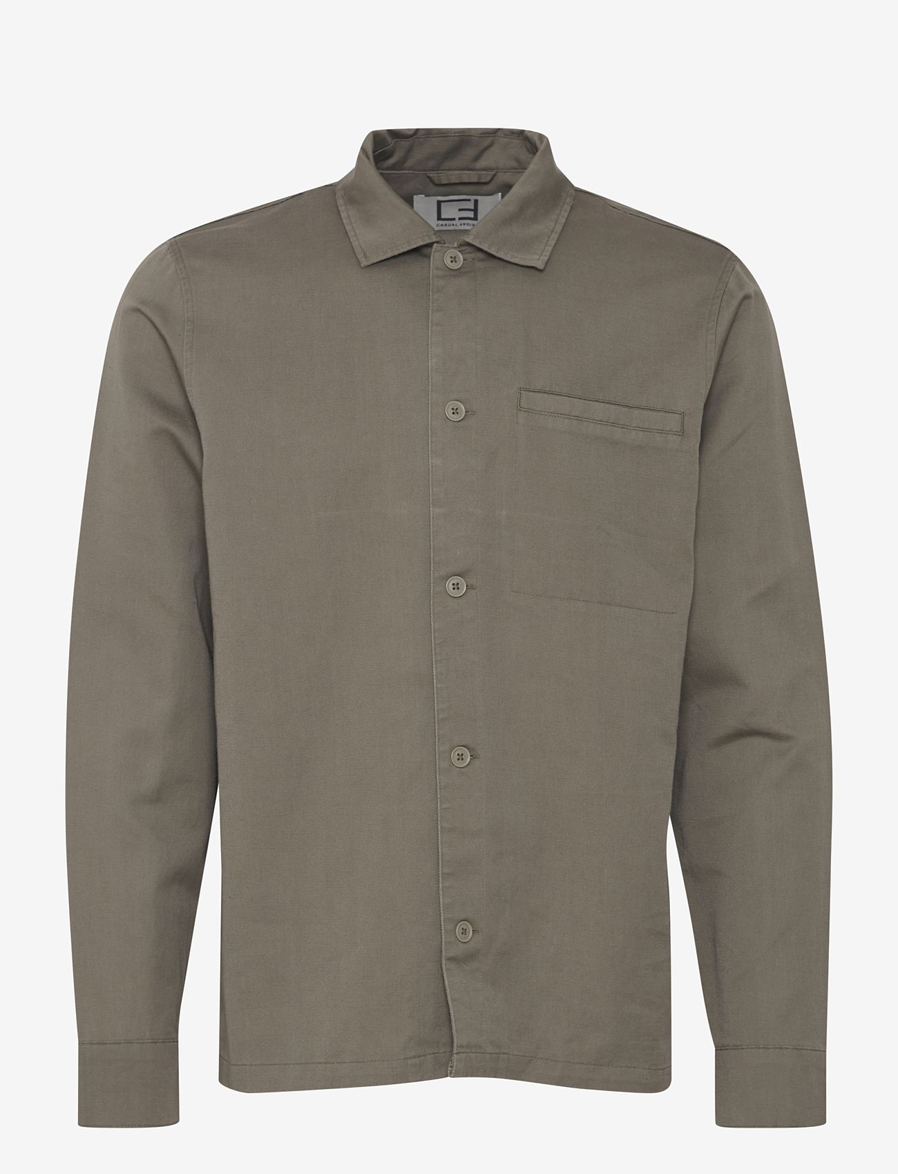 Casual Friday - CFJim 0121 linen mix jacket - linnen overhemden - vetiver - 0