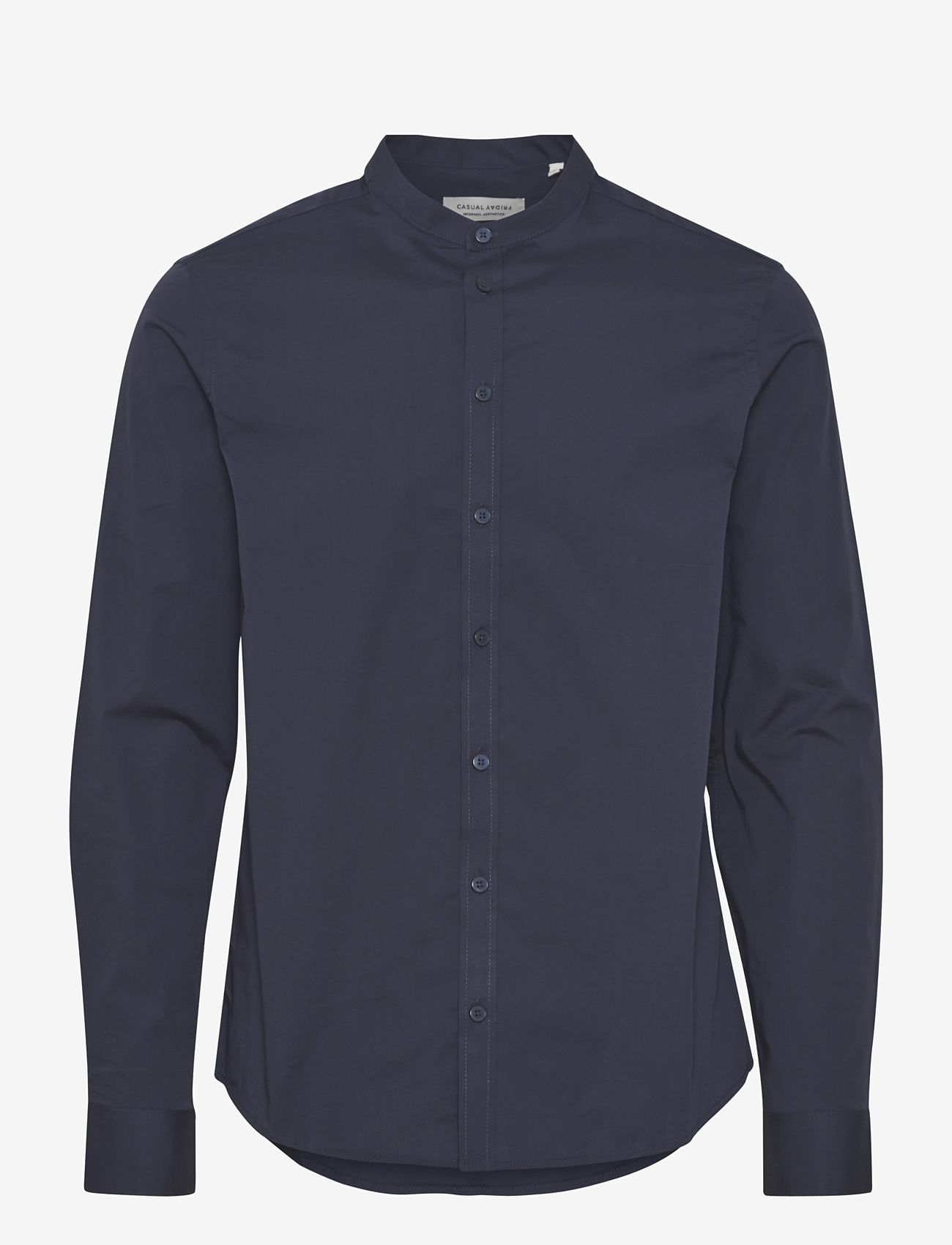 Casual Friday - CFAnton LS CC stretch shirt - laagste prijzen - dark navy - 0