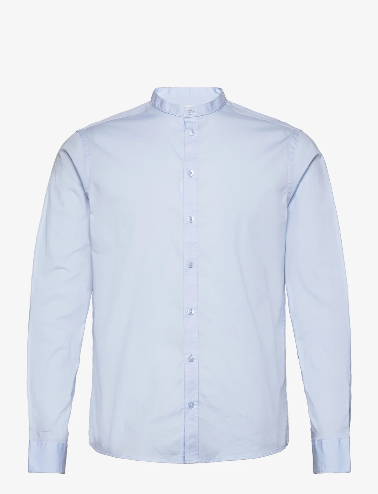 Casual Friday - CFAnton LS CC stretch shirt - basic shirts - pale blue - 0