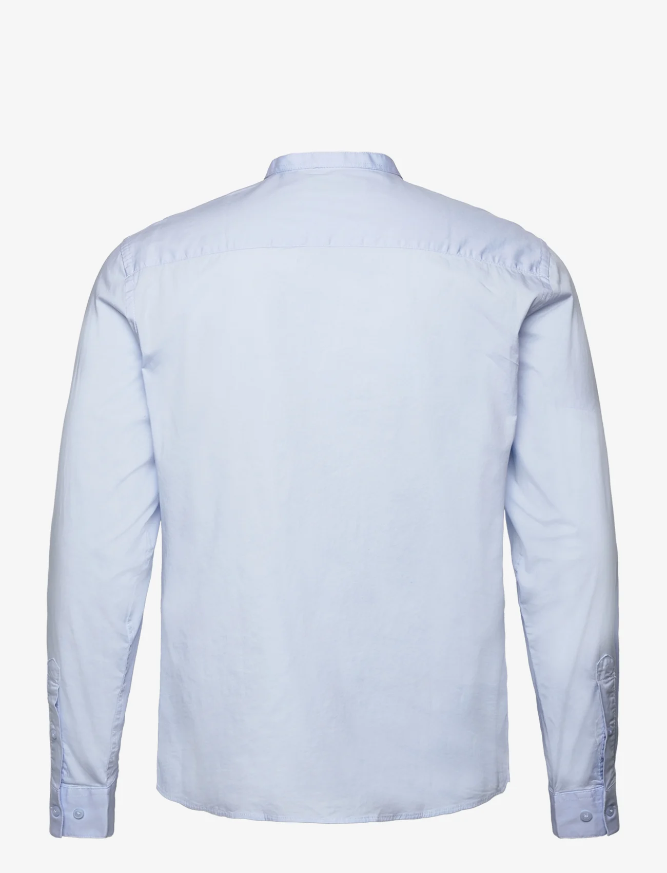 Casual Friday - CFAnton LS CC stretch shirt - basic shirts - pale blue - 1