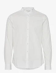Casual Friday - CFAnton LS CC stretch shirt - basic shirts - snow white - 0