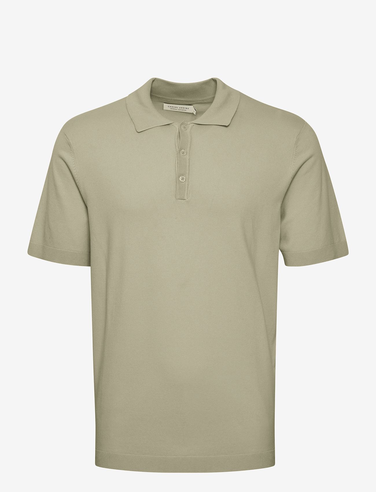 Casual Friday - CFKarl SS polo knit - heren - vetiver - 0